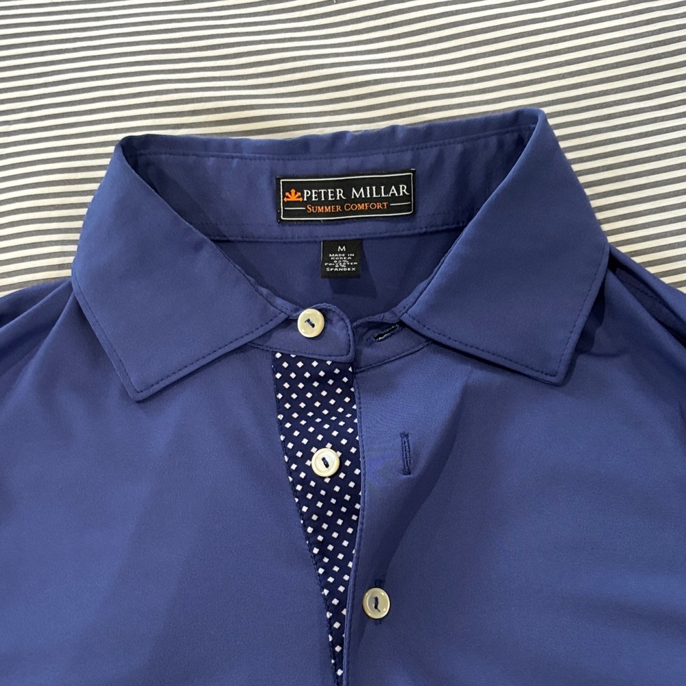 Peter Millar Summer Comfort Navy Polo Shirt